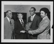 Award presented to Senator Morgan